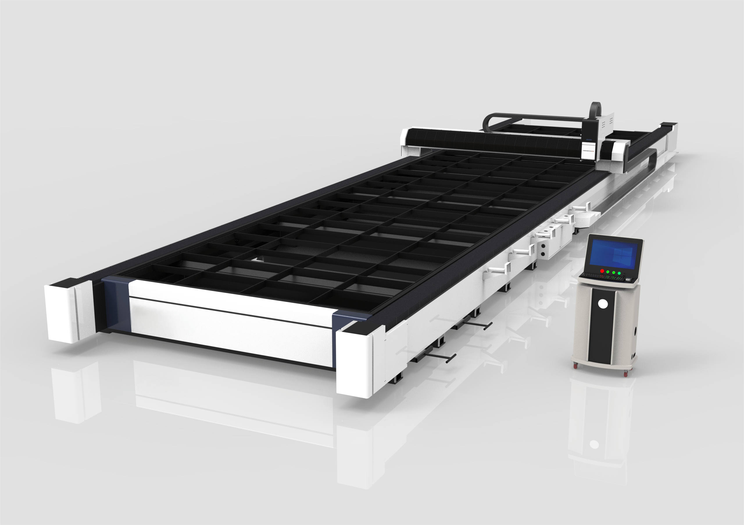 Single Platform Large Format Laser Cutting Machine